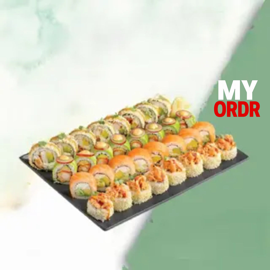 Pack Sushi mixte (150 Pcs) Crue et crunchy