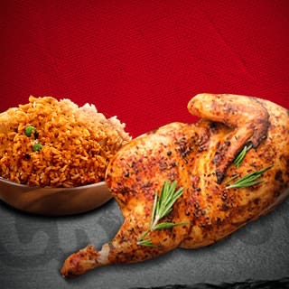 1/2 poulet & Rice