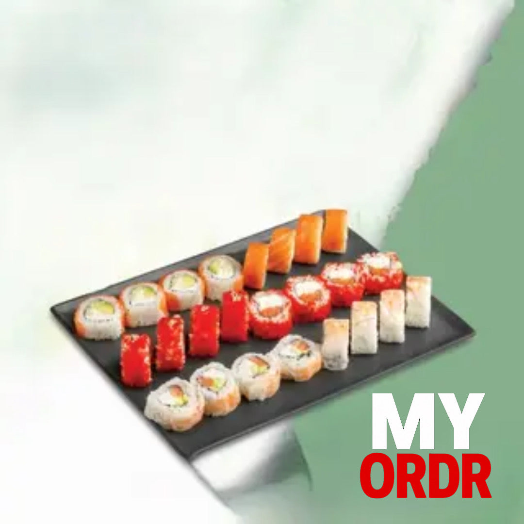 Pack Sushi mixte (24 pcs) cru et crunchy