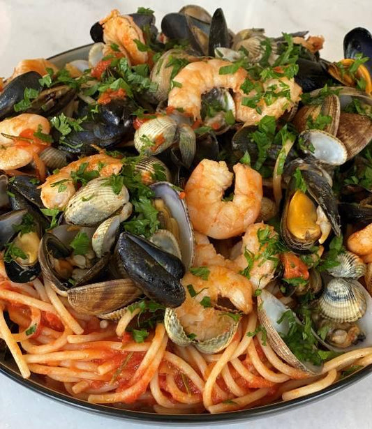 Pâtes au fruits de mer